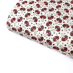 Floral Toadstools Premium Faux Leather Fabric Sheets - Eliza Henri