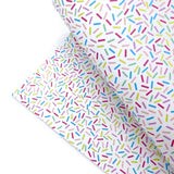 Vanilla Sprinkles Premium Faux Leather Fabric Sheets - Eliza Henri