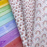 Crayon Rainbow Wood Canvas Photography Background