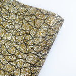 Bee Hive Crackle Lux Premium Chunky Glitter Fabric - Eliza Henri