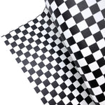 Racing Check Premium Faux Leather Fabric Sheets - Eliza Henri