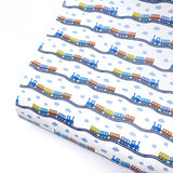Train Tracks Premium Faux Leather Fabric Sheets - Eliza Henri