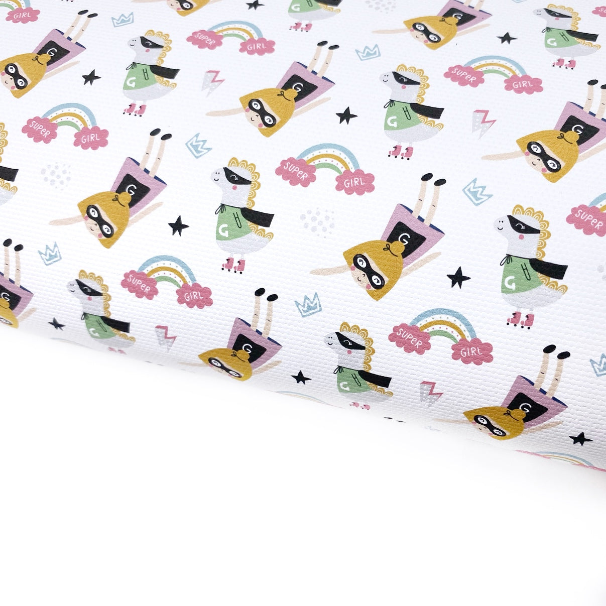 Super Gal & Friends Lux Premium Printed Bow Fabric - Eliza Henri