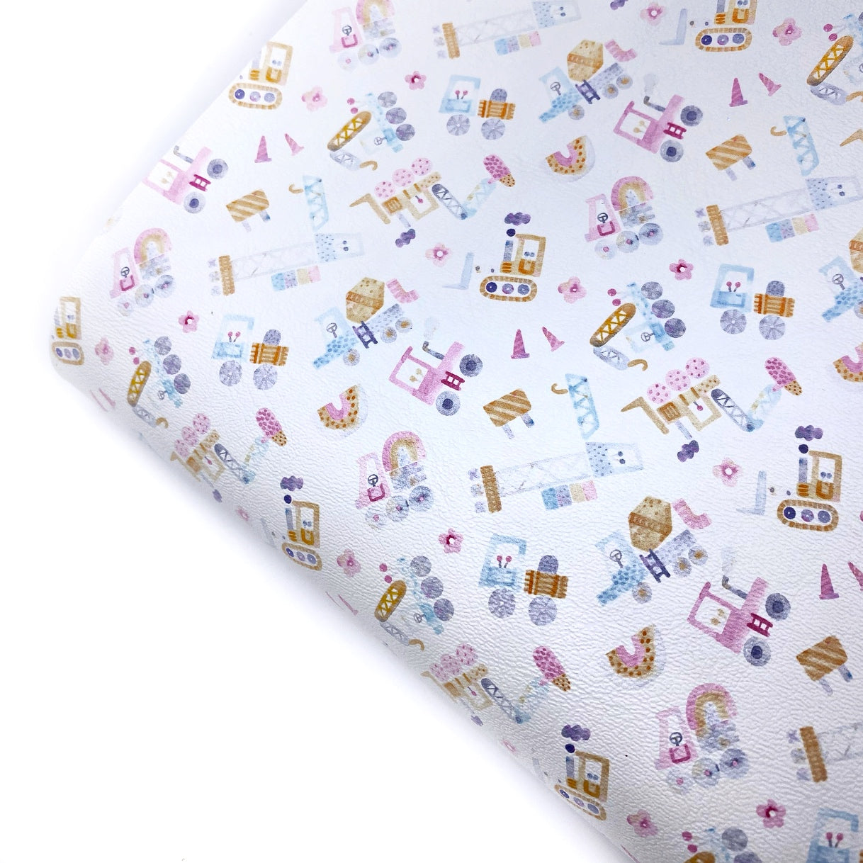 Watercolour Girlie Diggers Premium Faux Leather Fabric Sheets - Eliza Henri