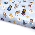It's the Nativity Play Lux Premium Canvas Bow Fabrics - Eliza Henri