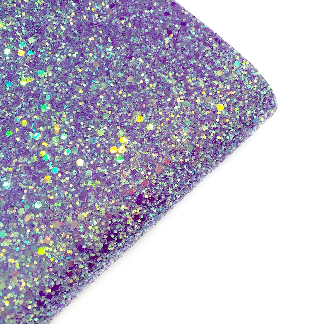 Twilight Purple Fairytales Lux Premium Chunky Glitter Fabric - Eliza Henri