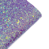 Twilight Purple Fairytales Lux Premium Chunky Glitter Fabric - Eliza Henri
