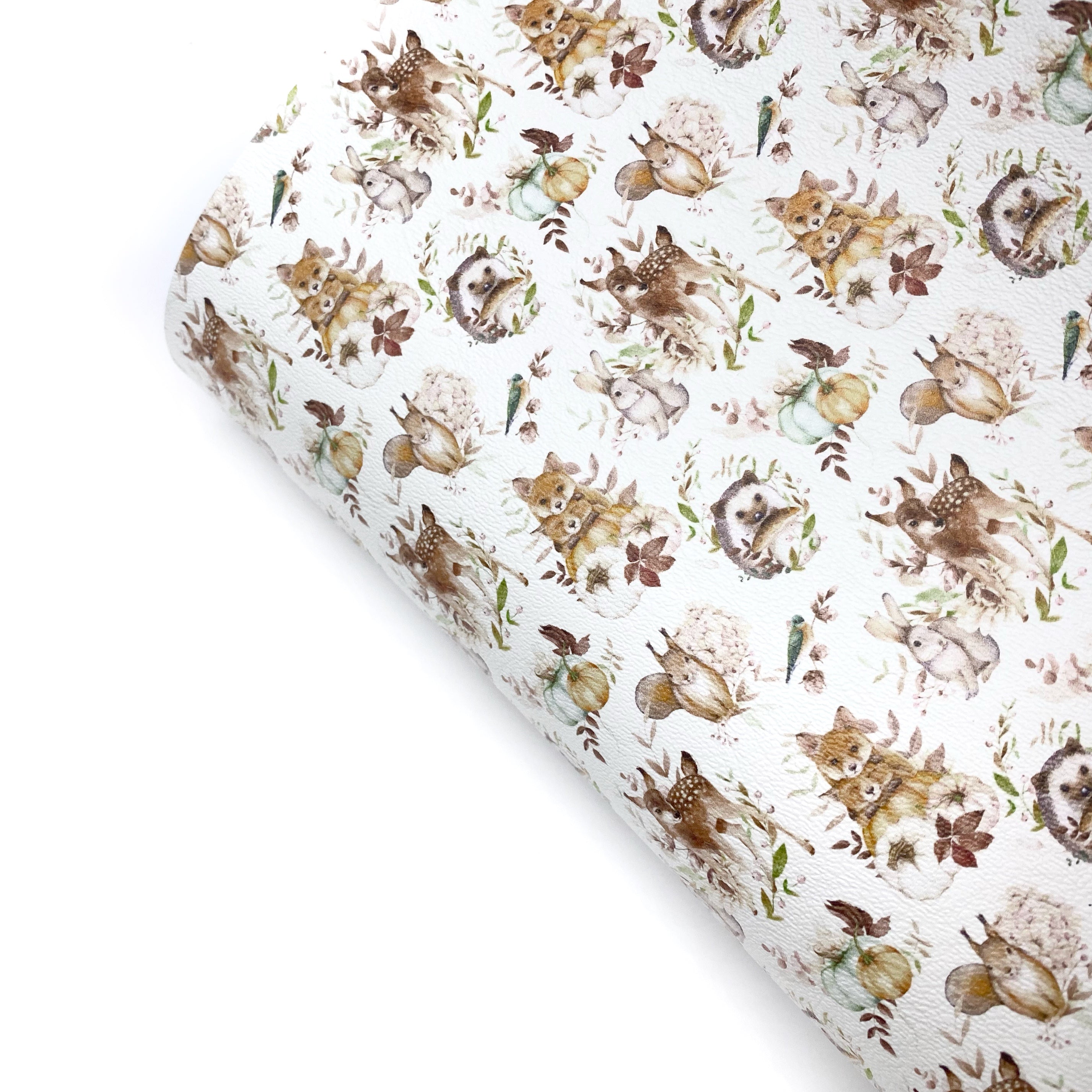 Woodland Friends Premium Faux Leather Fabric Sheets - Eliza Henri