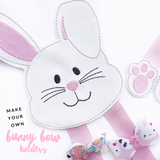 Make your own Bow Holder- DIY Betsy Bunny Rabbit Bow Holder Felties - Eliza Henri