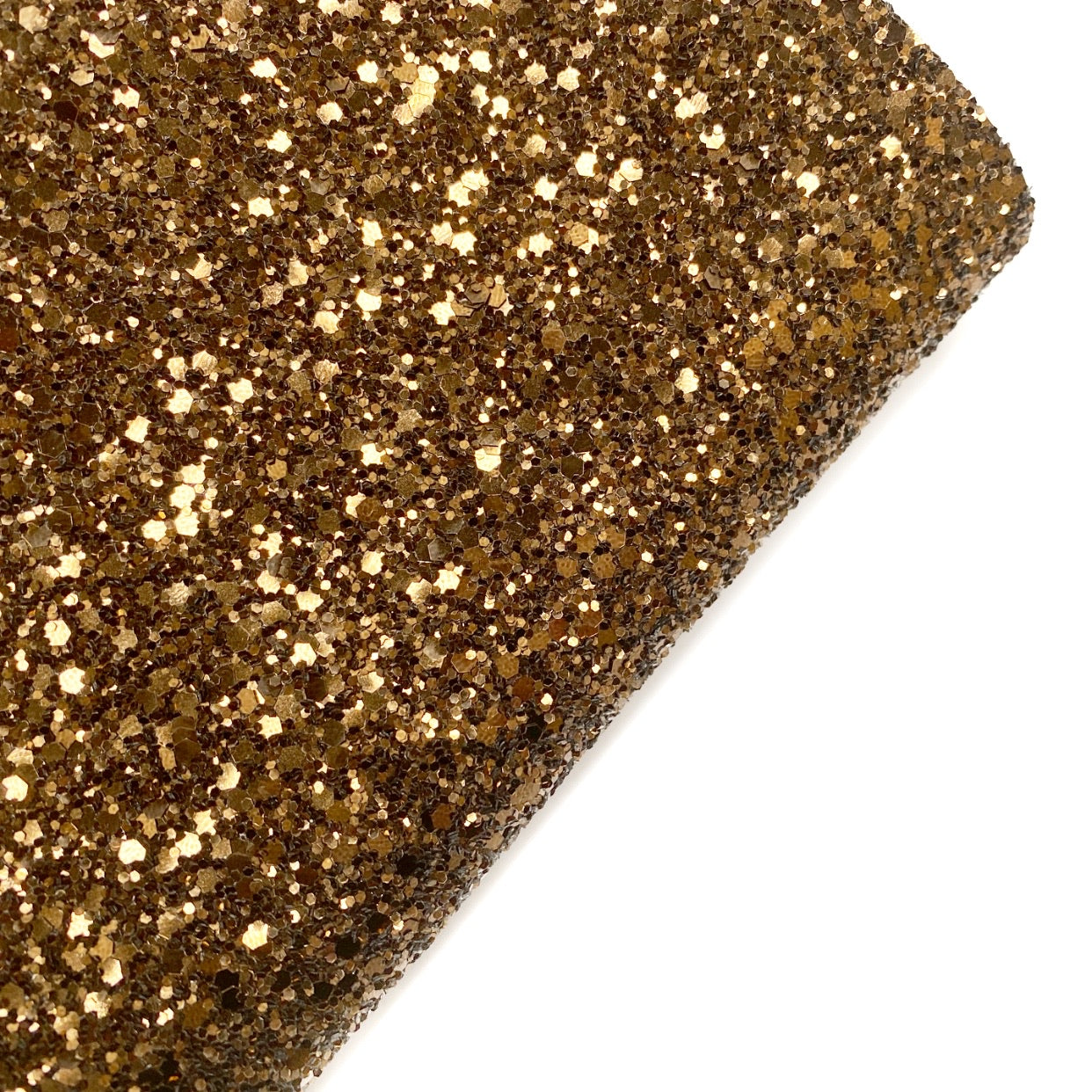 Dark Brown Lux Premium Chunky Glitter Fabric - Eliza Henri