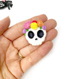 EXCLUSIVE Floral Sugar Skulls Clay Charms - Eliza Henri