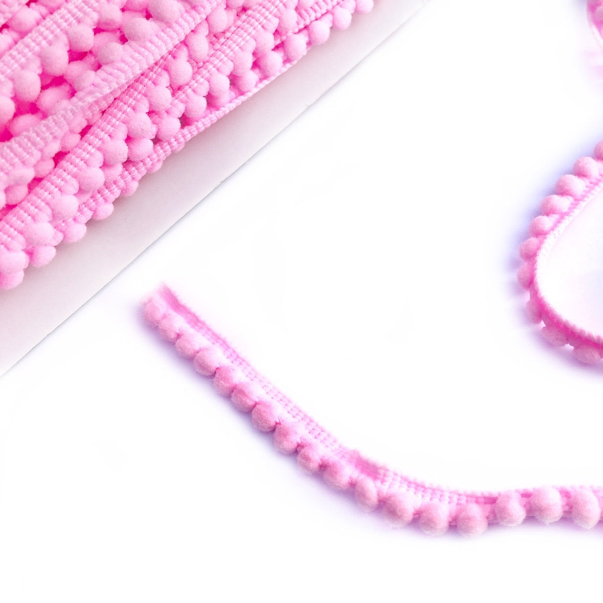 Pink Mini Pom Pom Trim - Eliza Henri