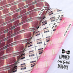 Seasonal Tartan Fine Glitter Fabrics - Eliza Henri