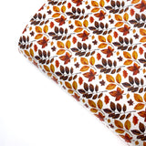 Autumn Leaves Premium Faux Leather Fabric Sheets