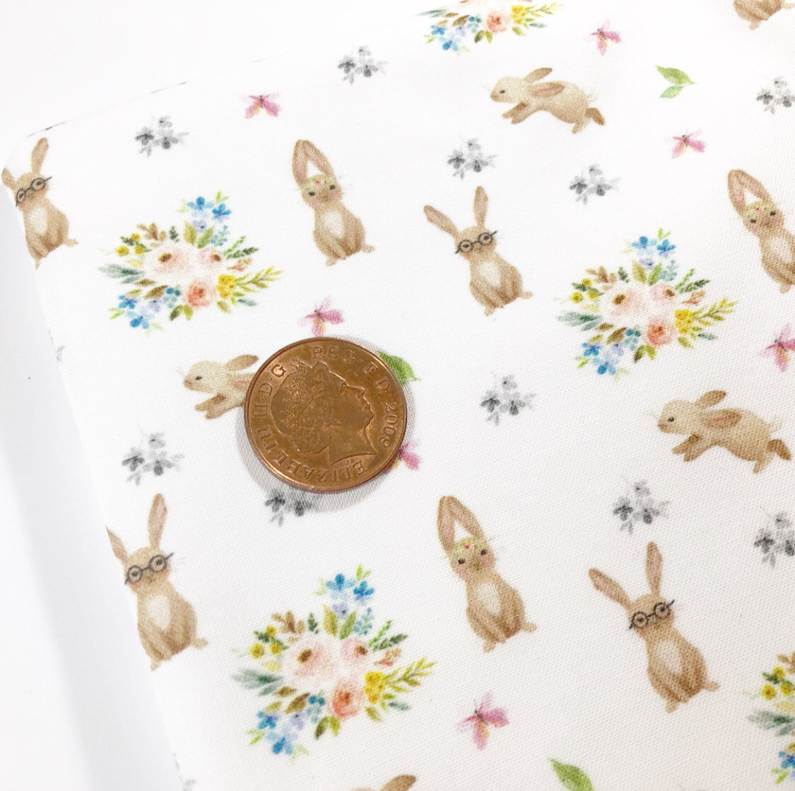 Spring Time Fun Bunnies Artisan Fabric Felt - Eliza Henri