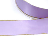 Luxury Sparkle Gold Edged Satin Ribbon 1.5'' - Eliza Henri
