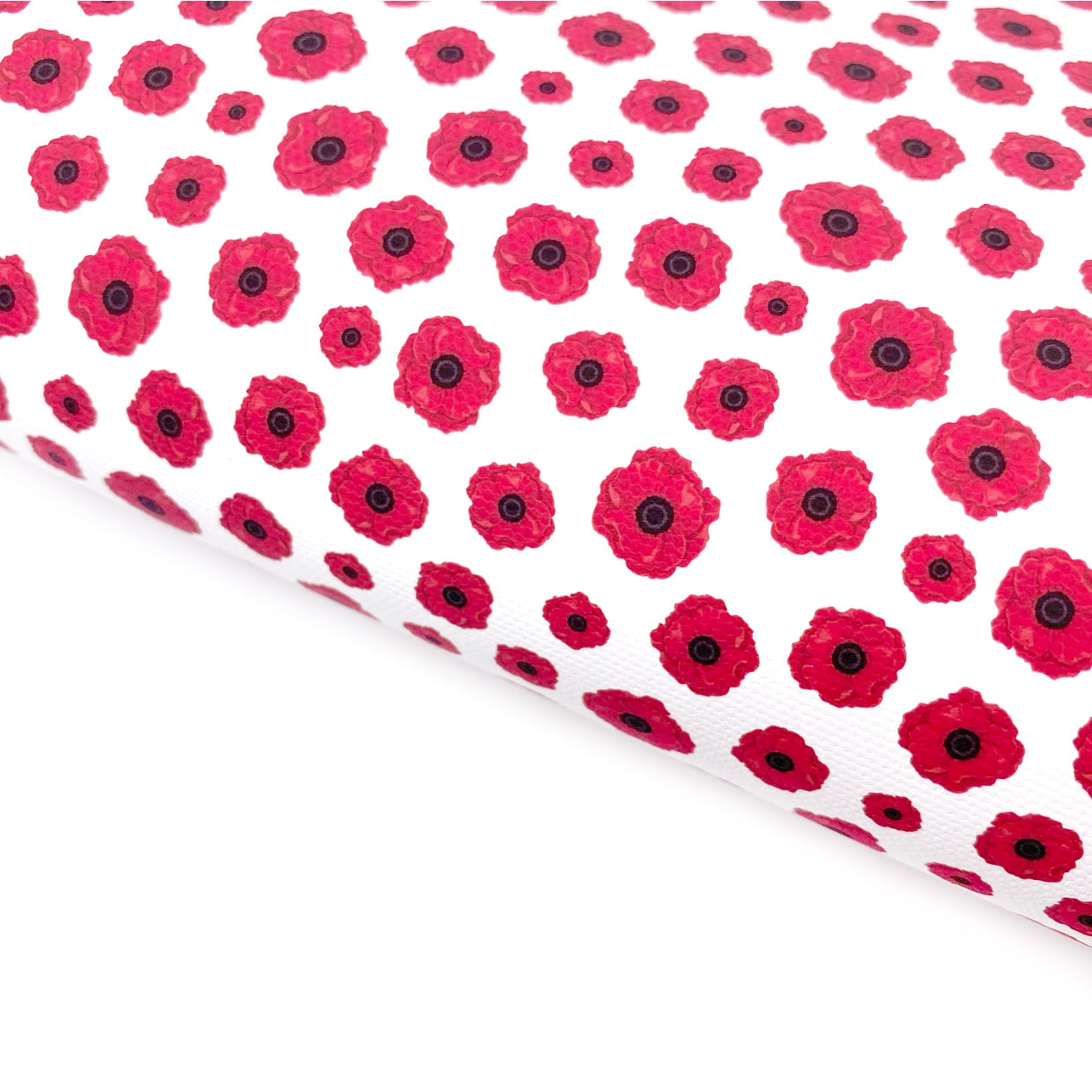 Poppy Love Lux Premium Canvas Bow Fabrics - Eliza Henri