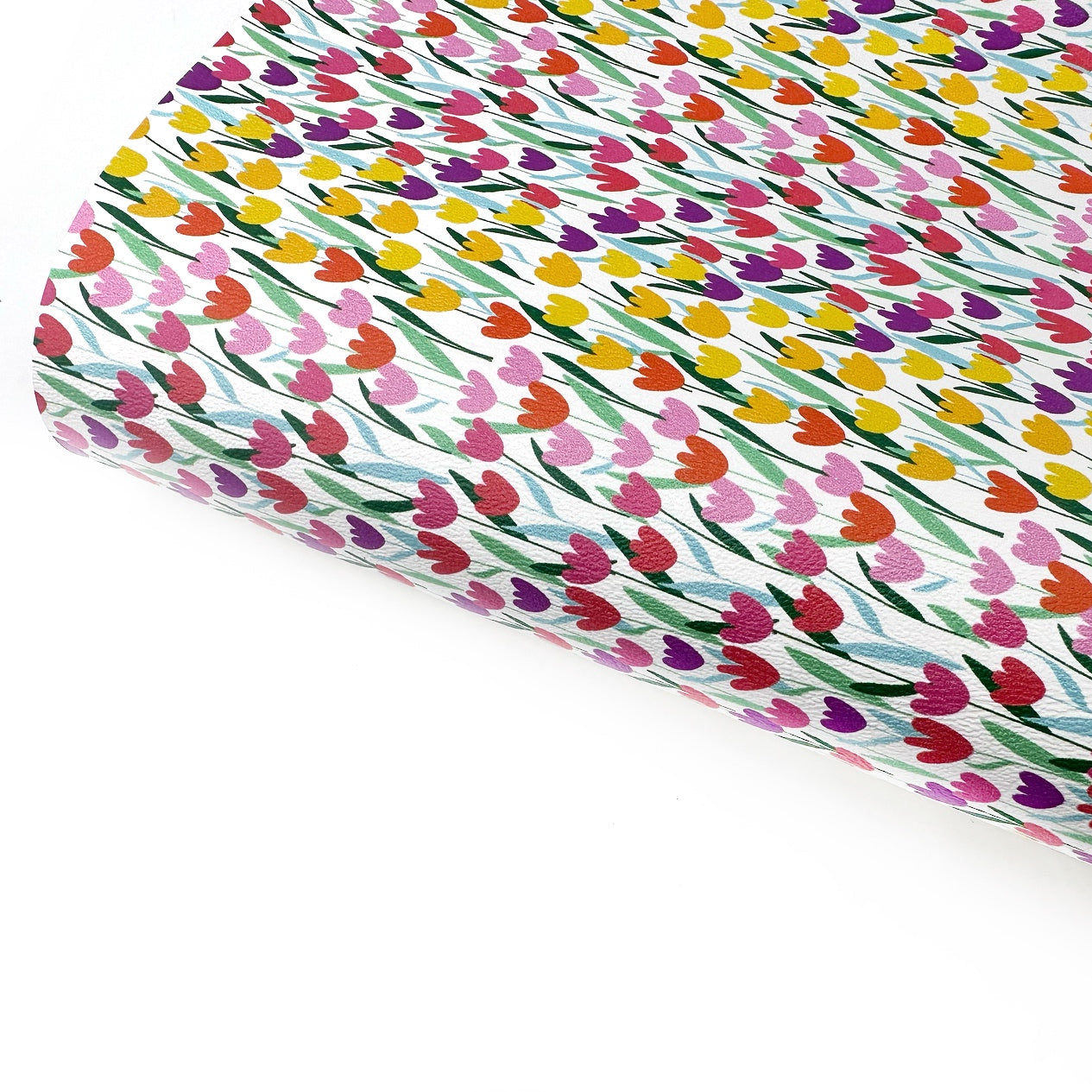 Too many Tulips Premium Faux Leather Fabric Sheets - Eliza Henri