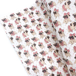 Pretty Pugs Premium Faux Leather Fabric Sheets - Eliza Henri