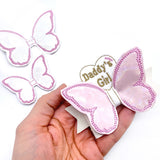 2-in-1 Bow Toppers & Tails- Colour Change Butterfly Bow Felties - Eliza Henri