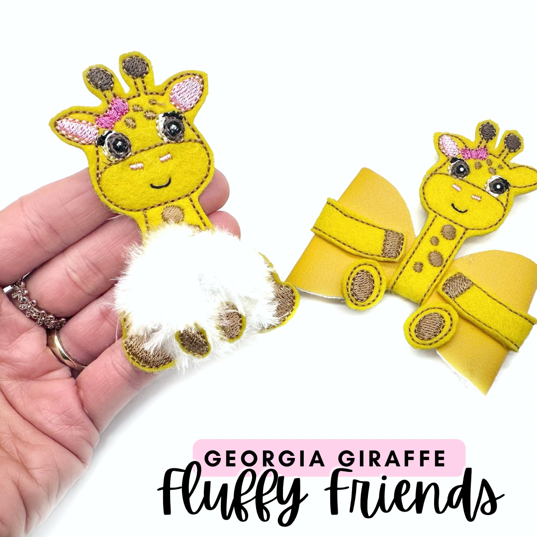 Georgia Giraffe - Fluffy Friends Felties - Eliza Henri