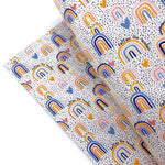 Follow the Spotty Rainbow Premium Faux Leather Fabric Sheets - Eliza Henri