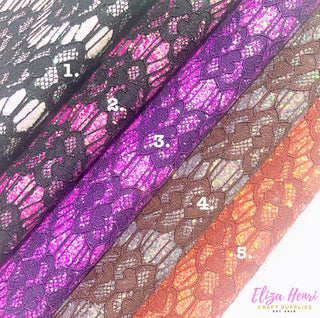 Elegant Lace Glitter Fabrics - Eliza Henri