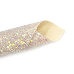 Fairytales Creamy Lux Premium Chunky Glitter Fabric - Eliza Henri