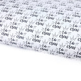 I Do Crew Lux Premium Printed Bow Fabric - Eliza Henri