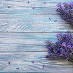Lavender Bunches Wooden Canvas Photography Background - Eliza Henri