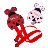 EXCLUSIVE Make your own Bow Holder- DIY Ladybird, ladybird Bow Holder Felties - Eliza Henri