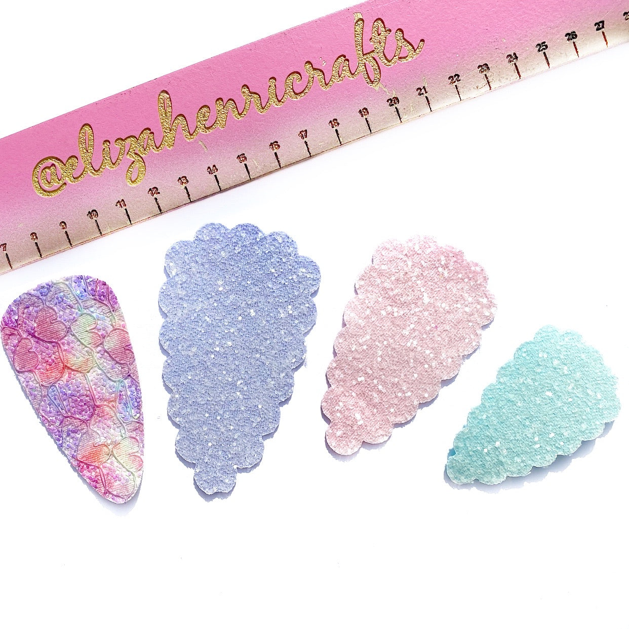 Scallop Clippie combo set- Snap Clip Covers Template - Eliza Henri