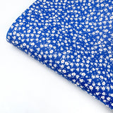 Forget me not Floral Premium Faux Leather Fabric Sheets - Eliza Henri