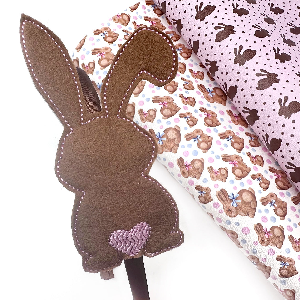 Sweet Bunny Tails Headband Slider Felties - Eliza Henri