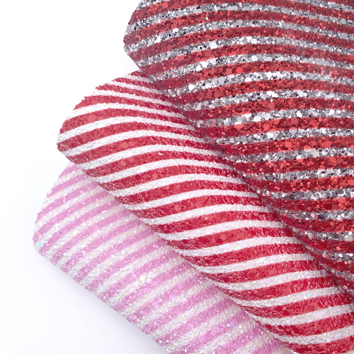 Candy Cane Core Chunky Glitter Trio - Eliza Henri
