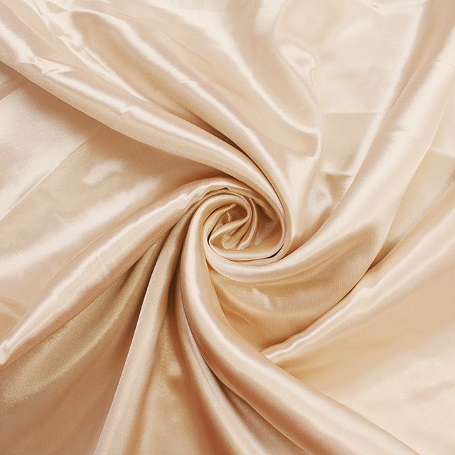 Coffee Premium Polyester Satin Fabric - Eliza Henri