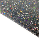 Black Magic Lux Premium Chunky Glitter Fabric - Eliza Henri