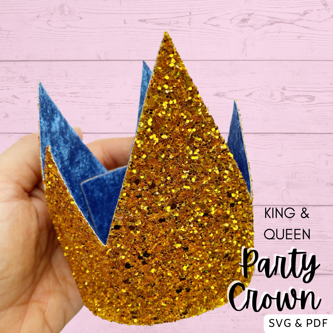 EH Exclusive Standard King Queen Party Crown SVG/PDF - Eliza Henri