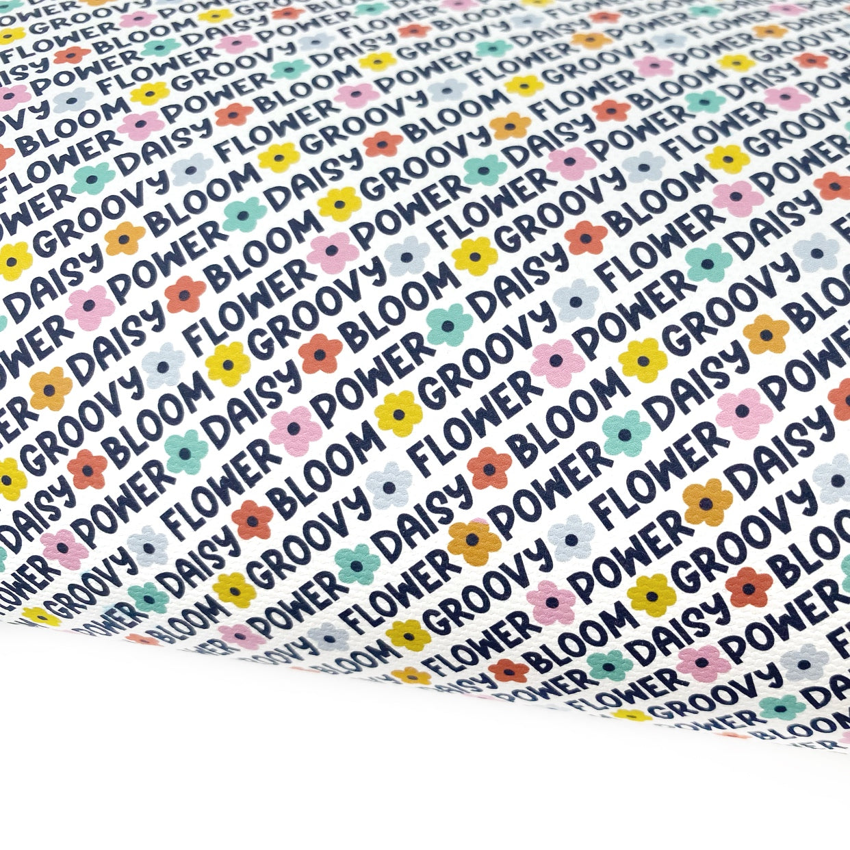 Flower Power Lux Premium Printed Bow Fabric - Eliza Henri