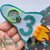 EH Exclusive Rocket Birthday Badge SVG/PDF - Eliza Henri