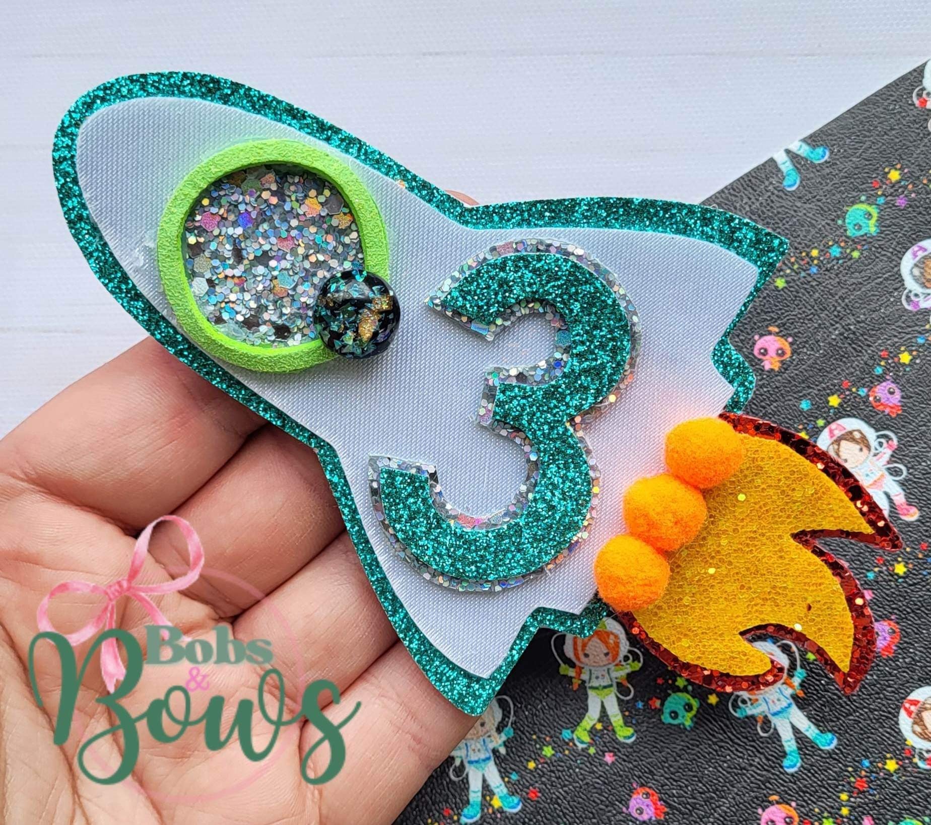 EH Exclusive Rocket Birthday Badge SVG/PDF - Eliza Henri