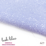 Lush Lilac Lux Premium Chunky Glitter Fabric - Eliza Henri