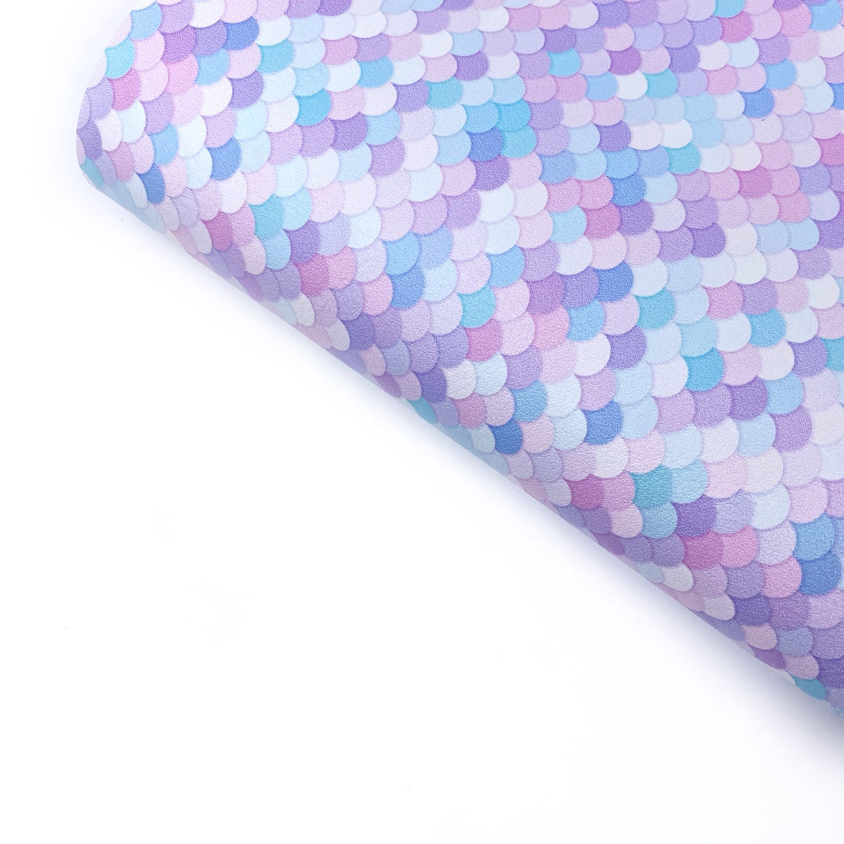 Bubblegum Mermaid Premium Faux Leather Fabric Sheets - Eliza Henri