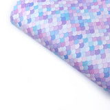 Bubblegum Mermaid Premium Faux Leather Fabric Sheets - Eliza Henri