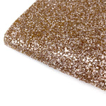 True Rose Gold Lux Premium Chunky Glitter Fabric - Eliza Henri