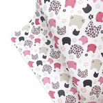 Leopard Cat Silhouette Premium Faux Leather Fabric Sheets - Eliza Henri