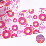 Diamonte Flamingo, Donuts, Lol Grosgrain Ribbon 3'' - Eliza Henri