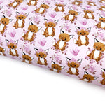 Little Miss Freya Fox Lux Premium Canvas Bow Fabrics - Eliza Henri