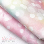 Pastel Small Bokehs Artisan Fabric Felt - Eliza Henri