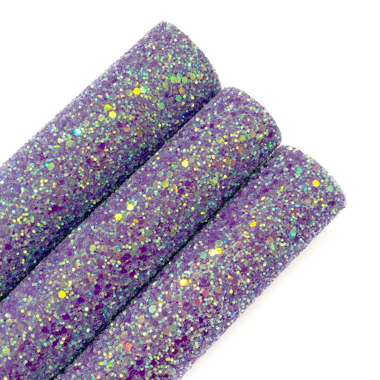 Twilight Purple Fairytales Lux Premium Chunky Glitter Fabric - Eliza Henri